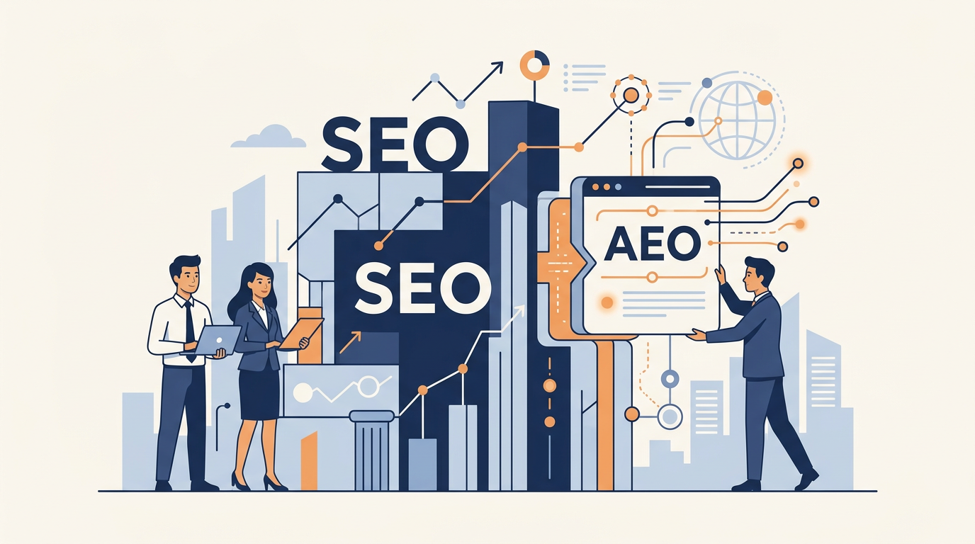 Why Most Businesses Should Integrate AEO Rather Than Replace SEO — AEO Agency: What Answer Engine Optimisation Actually Looks Like in Practice