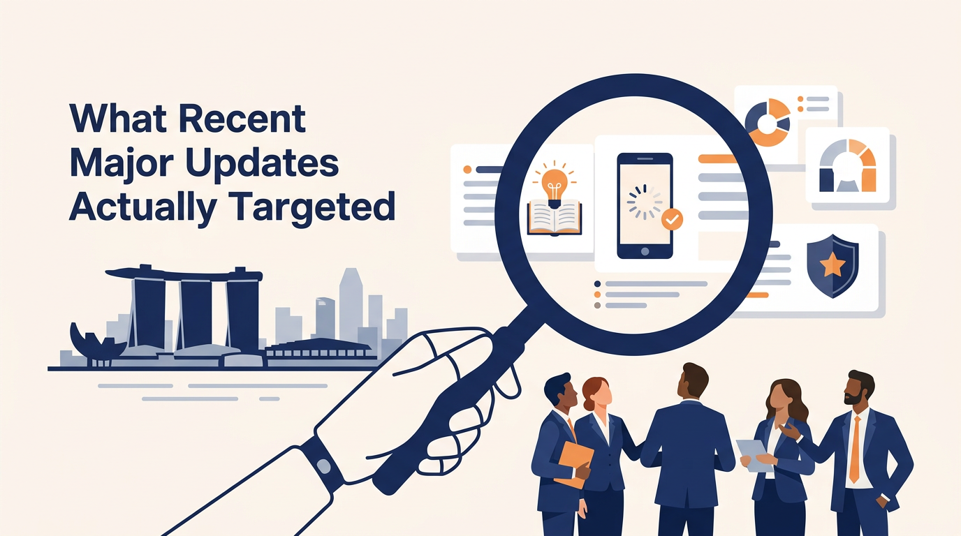 What Recent Major Updates Actually Targeted — Google Algorithm Updates 2026: What Singapore Businesses Need to Know